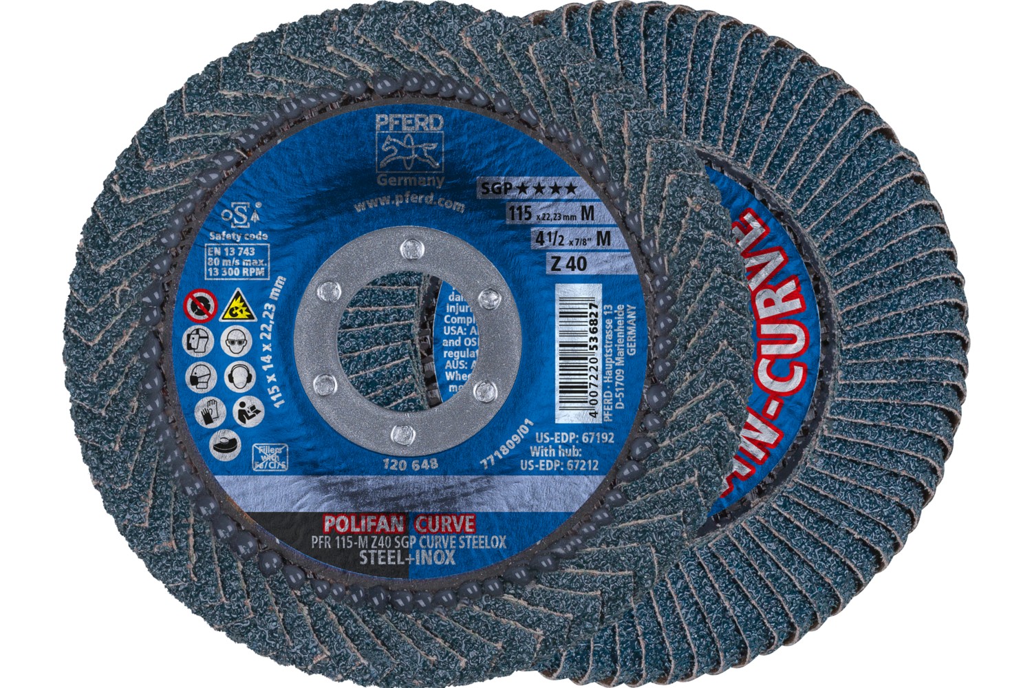 ABANICO PFR 115 Z 40 SGP-CURVE M